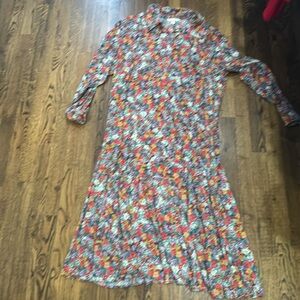 H & M floral maxi dress - XL
